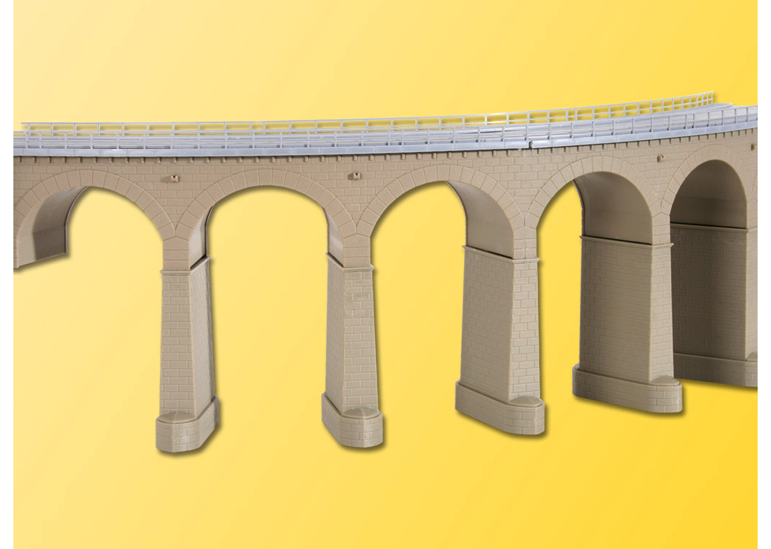 Kibri 39725 Riedberg-Viadukt mit Eisbrecherpfeilern gebogen, eingleisig 