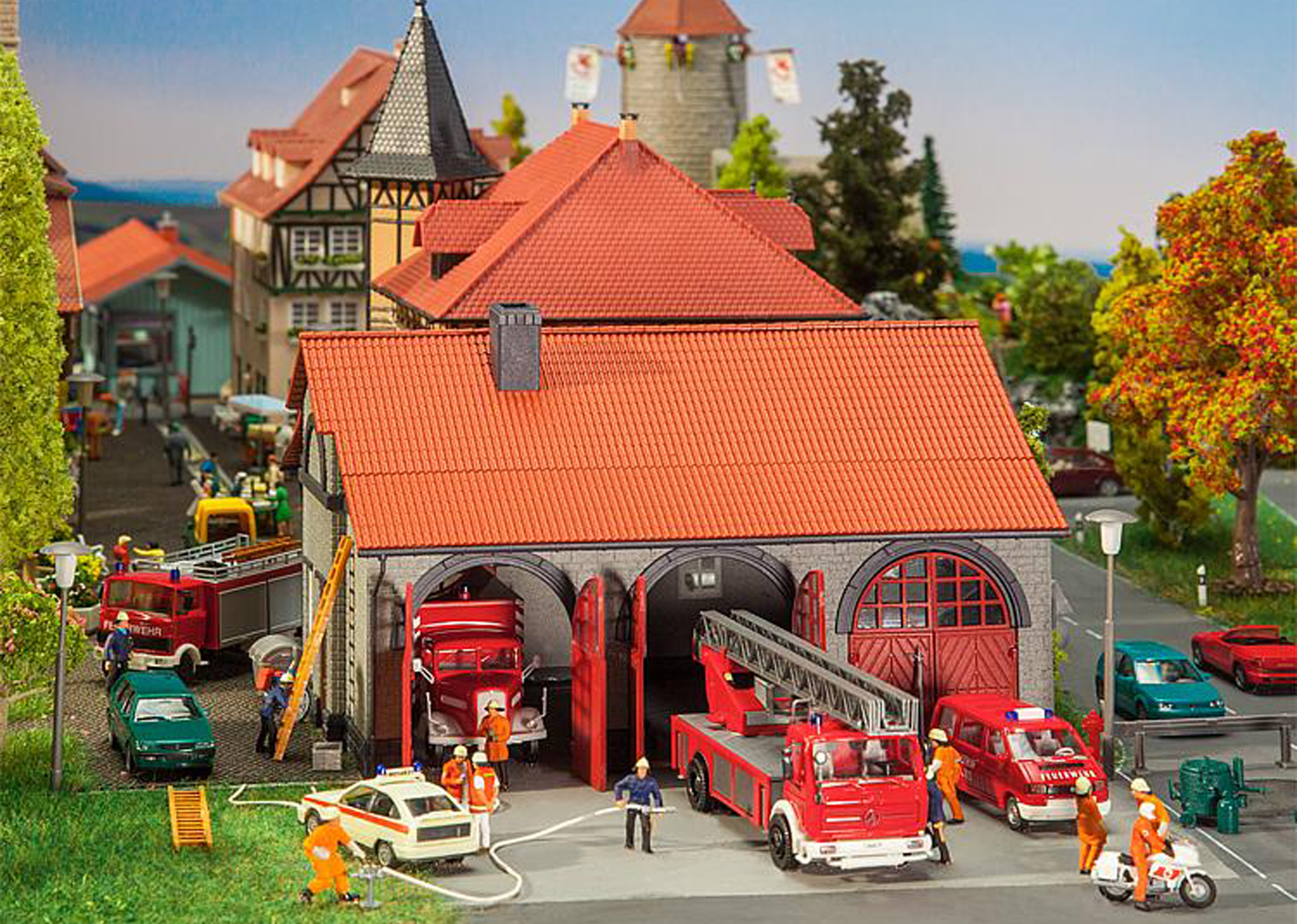 Produktbild von Faller FA130605 Norwegisches Haus Modellbausatz, Zubehör, Mehrfarbig