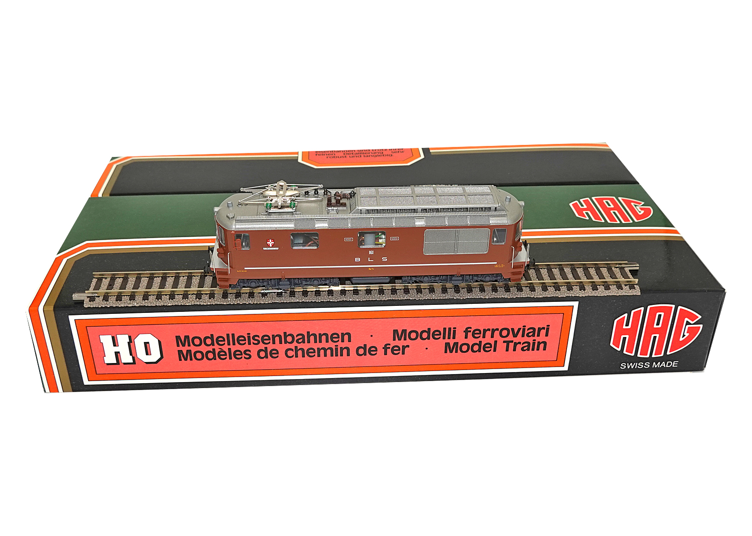 Hag 180 BLS E-Lokomotive Re 4/4 161 Domodossola AC 