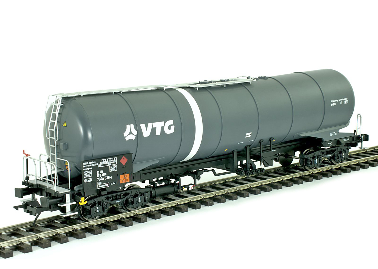 Lenz 42323-02 VTG Kesselwagen Zans dunkelgrau  Lenz 42323-02 VTG Kesselwagen Zans dunkelgrau