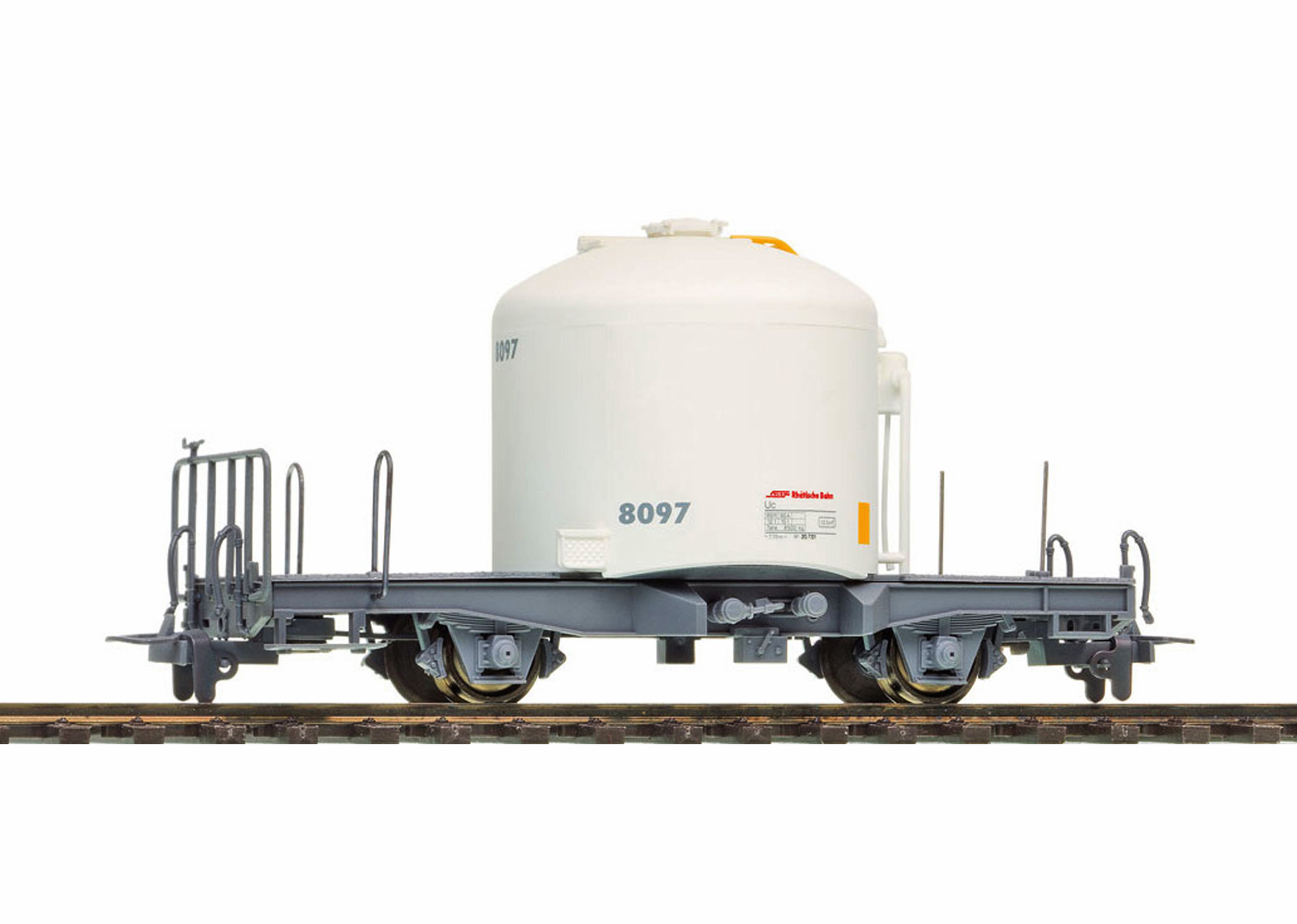 Bemo 2260166 RhB Uc 8086 Zementwagen weiss 