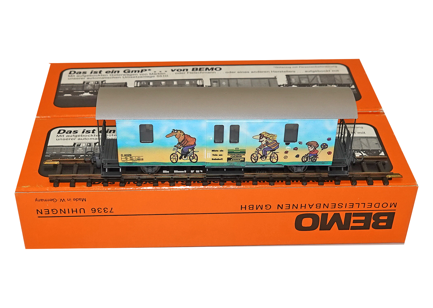 Bemo 3264182 RhB Velowagen D 4029 