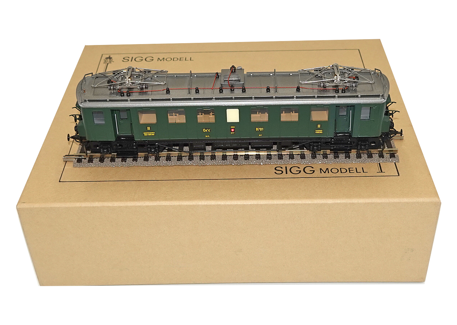 Sigg 9701 SBB Motorwagen Ce 4/4 Nr. 9701 DC