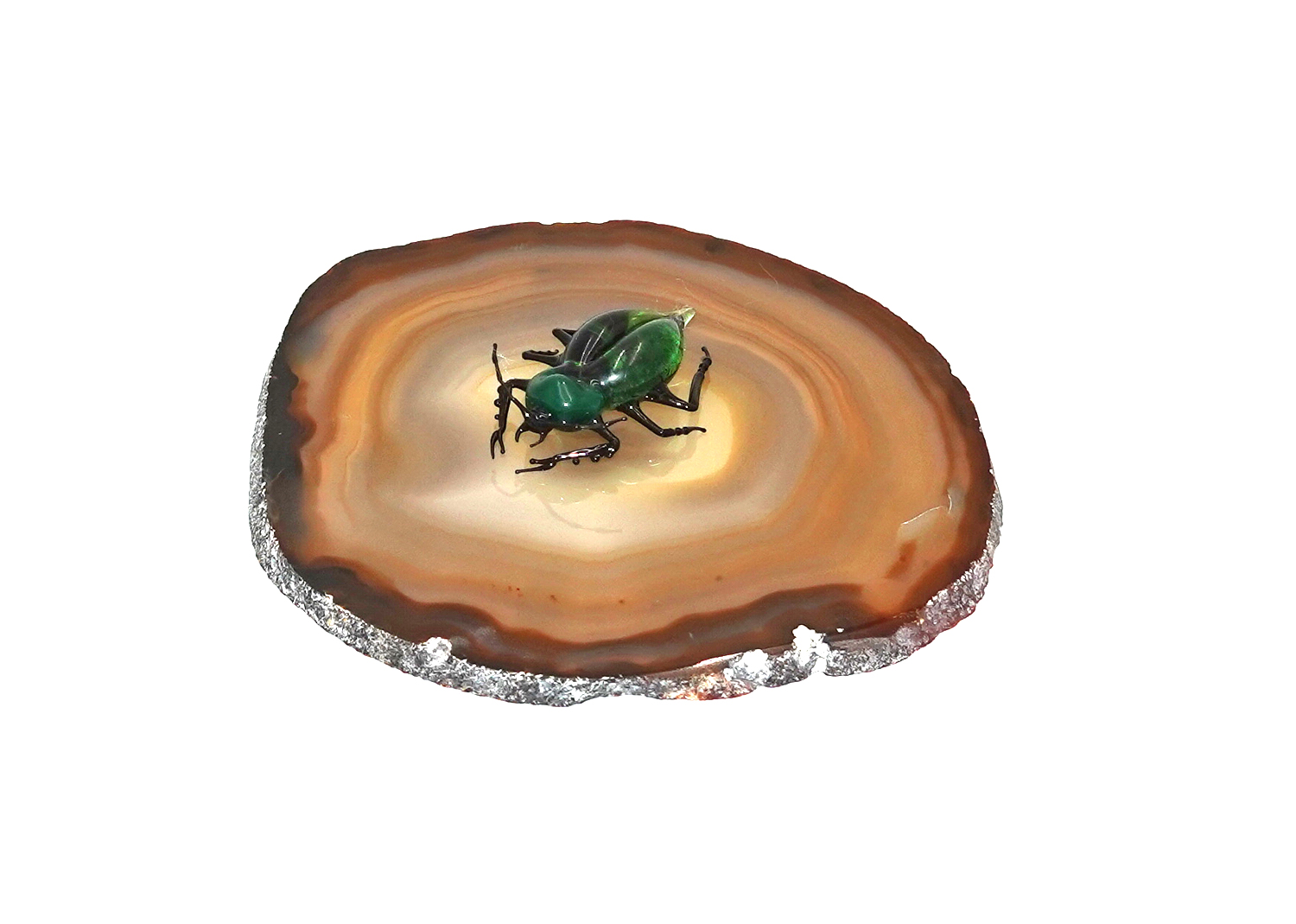 grüner Rosenkäfer Insekten / Käfer aus Glas von Falk Bauer Lauscha  grüner Rosenkäfer Insekten / Käfer aus Glas von Falk Bauer Lauscha