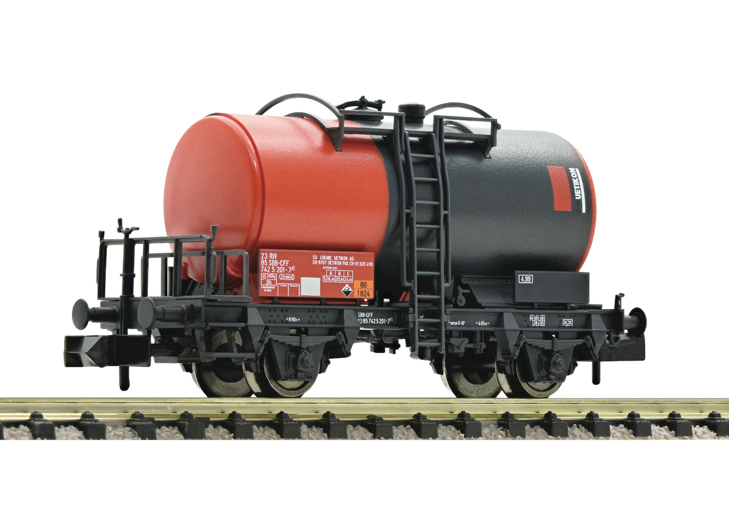 Fleischmann 841011 SBB Kesselwagen Chemie Uetikon AG