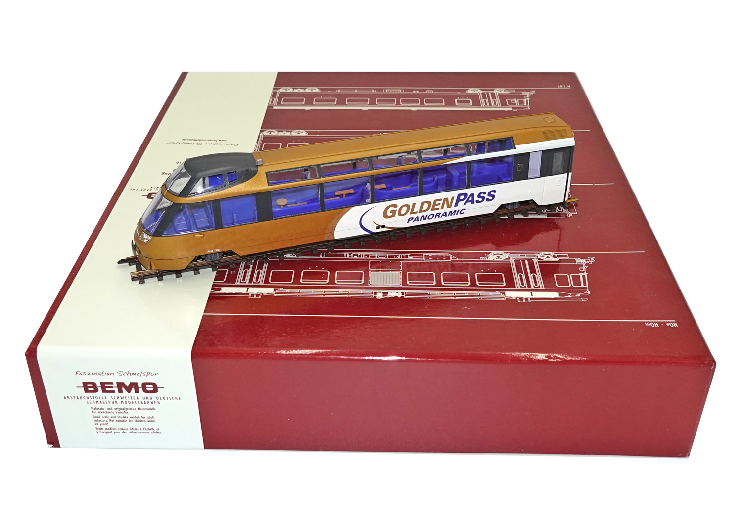 Bemo 3288314 MOB Golden Pass Steuerwagen Arst 152 
