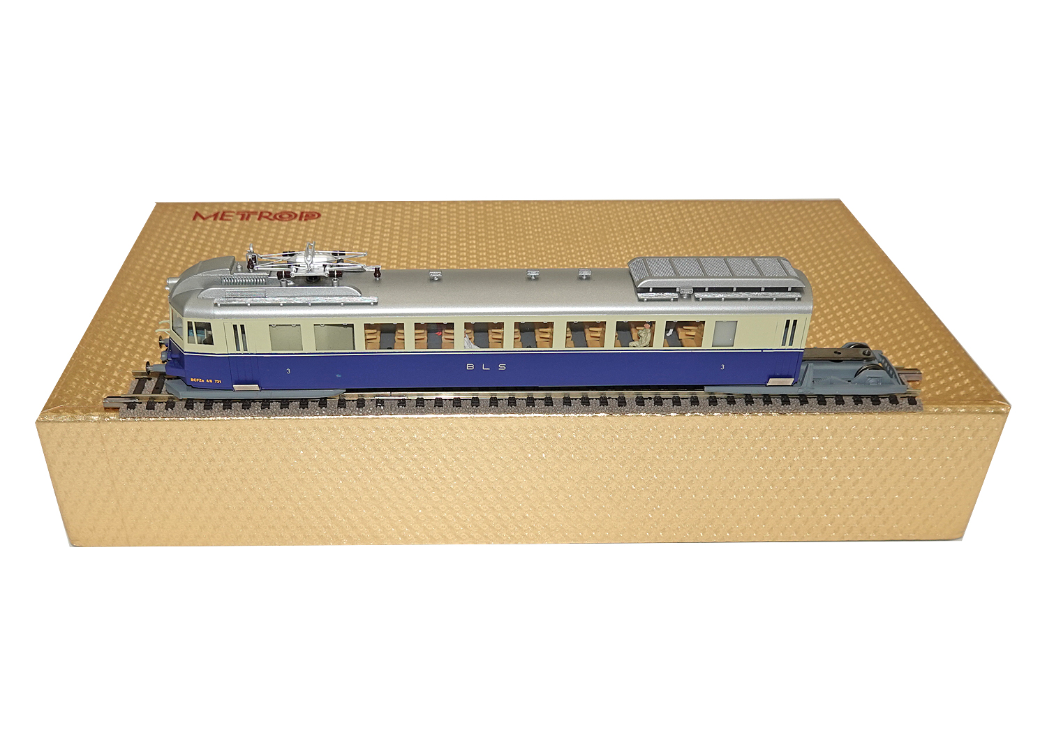 Metropolitan 685 BLS Triebzug BCFZe 4/6 Blauer Pfeil 731 DC