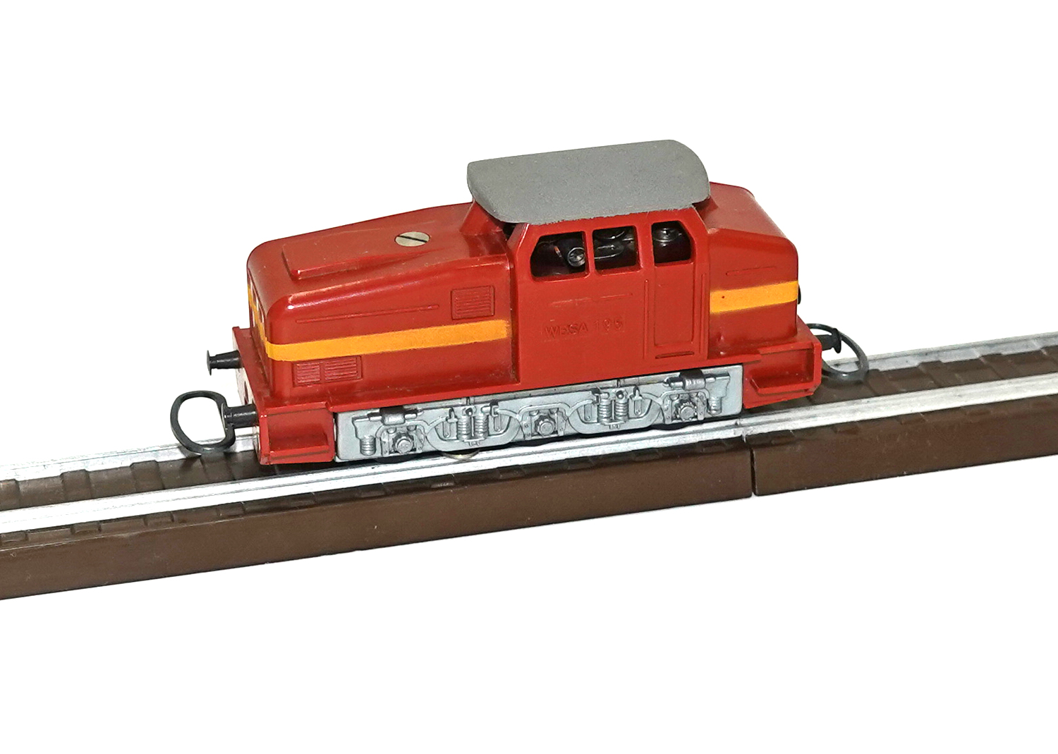 Wesa 195 Industriediesel-Lokomotive rot Wesa 195 Industriediesel-Lokomotive rot