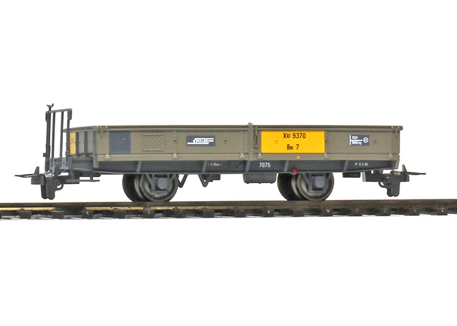 Bemo 2257190 RhB Xk 9370 Bm7 Niederbordwagen  Bemo 2257190 RhB Xk 9370 Bm7 Niederbordwagen