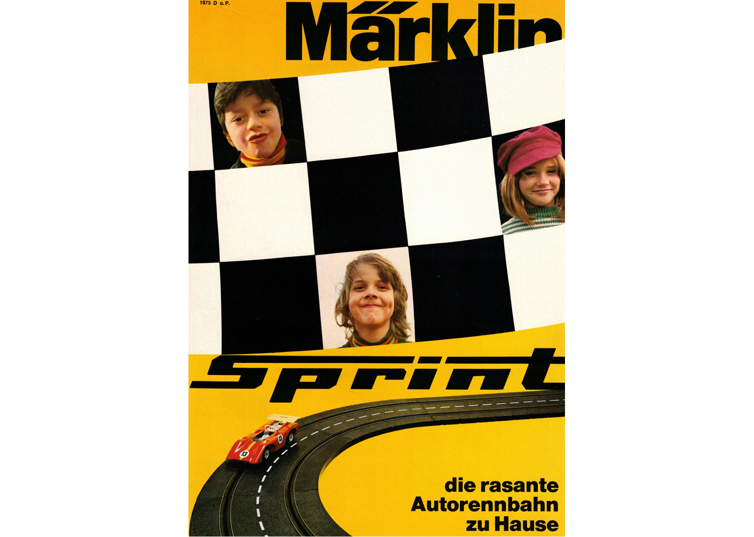 Märklin Sprint Katalog 1973 Autorennbahn 
