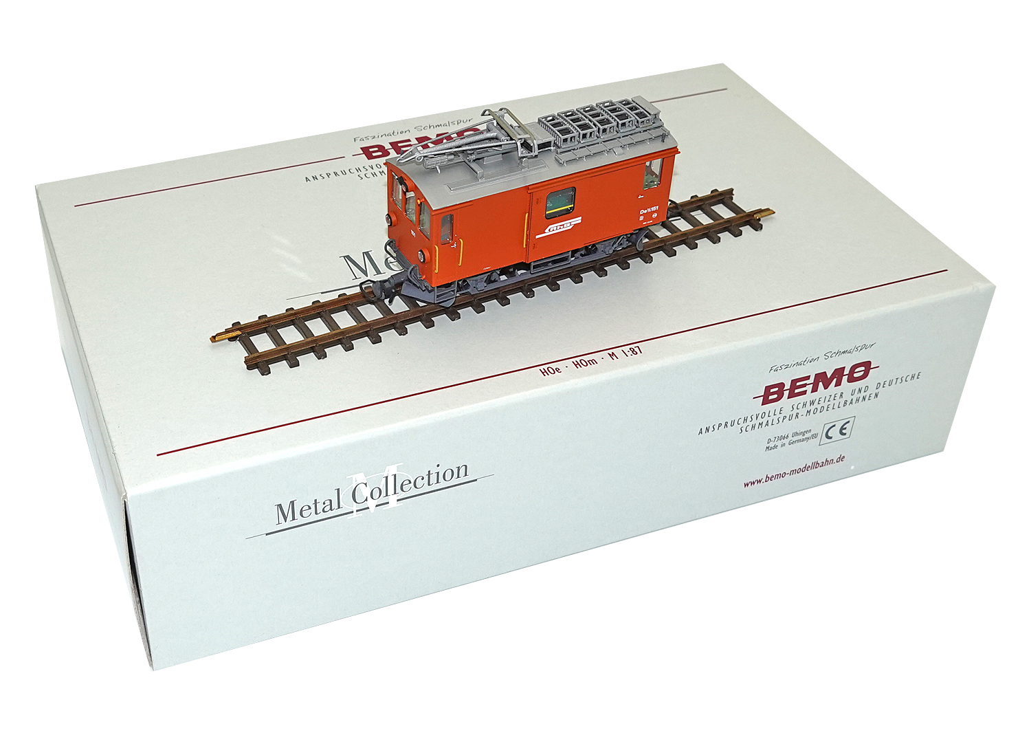 Bemo 1277135 RhB H0m Triebwagen De 2/2 Nr. 151 DC 