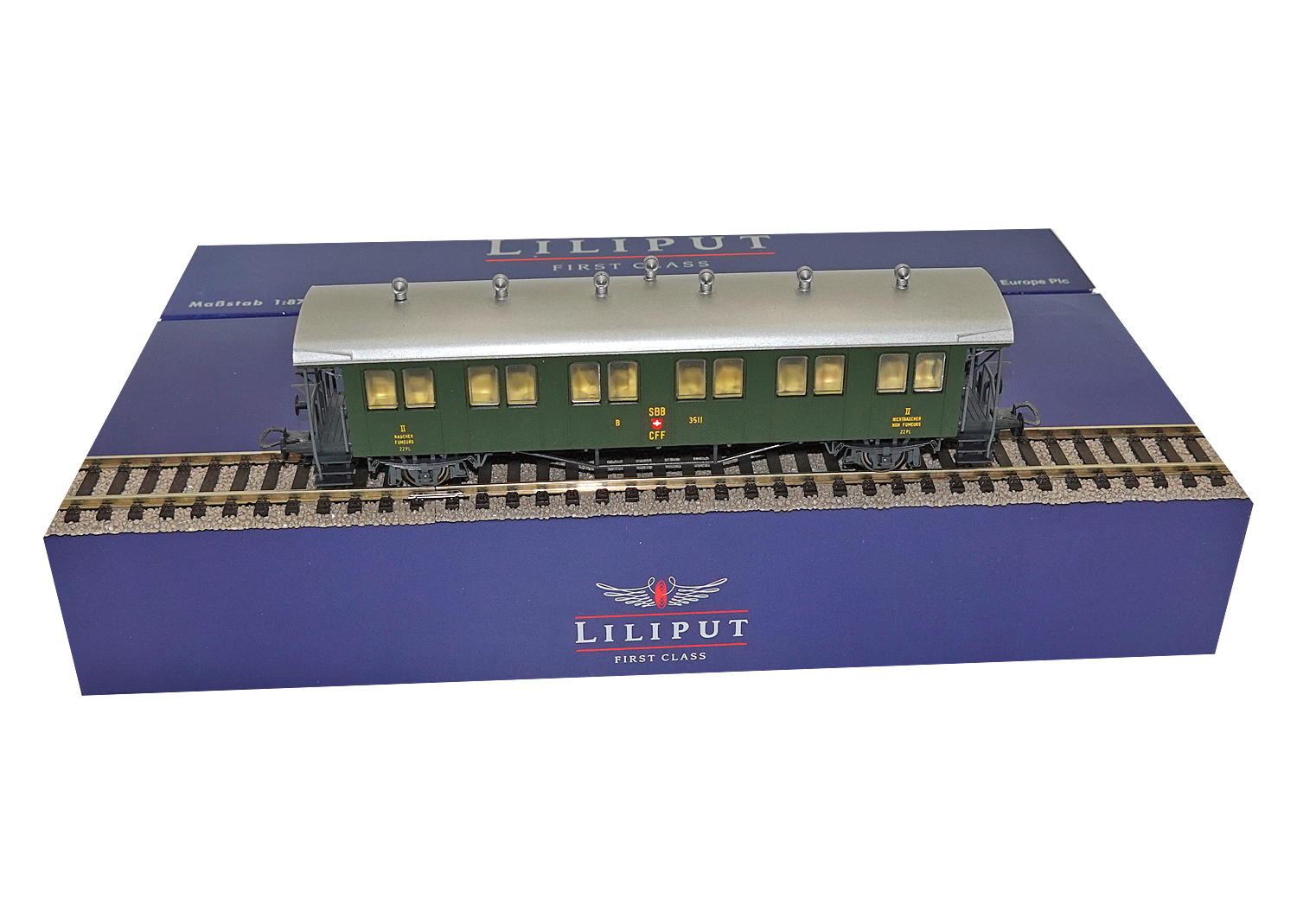 Liliput 26950 SBB Personenwagen B 3511 2. Klasse 