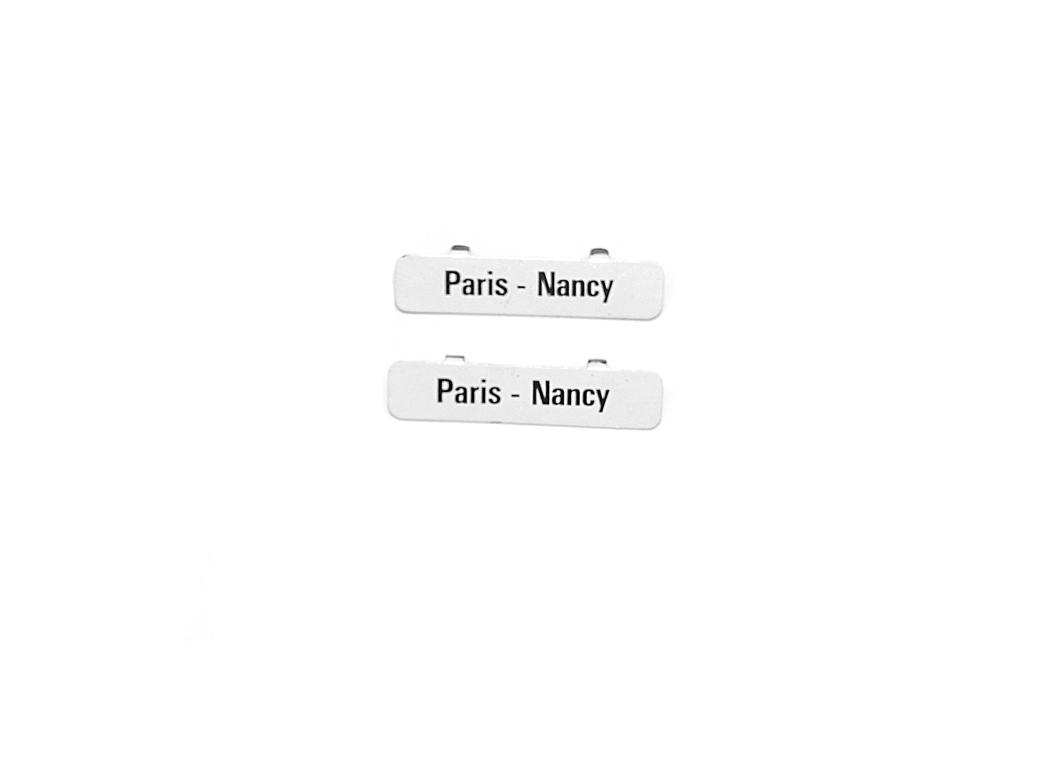 Darstaed Spur 0 Richtungsschilder Paris - Nancy 