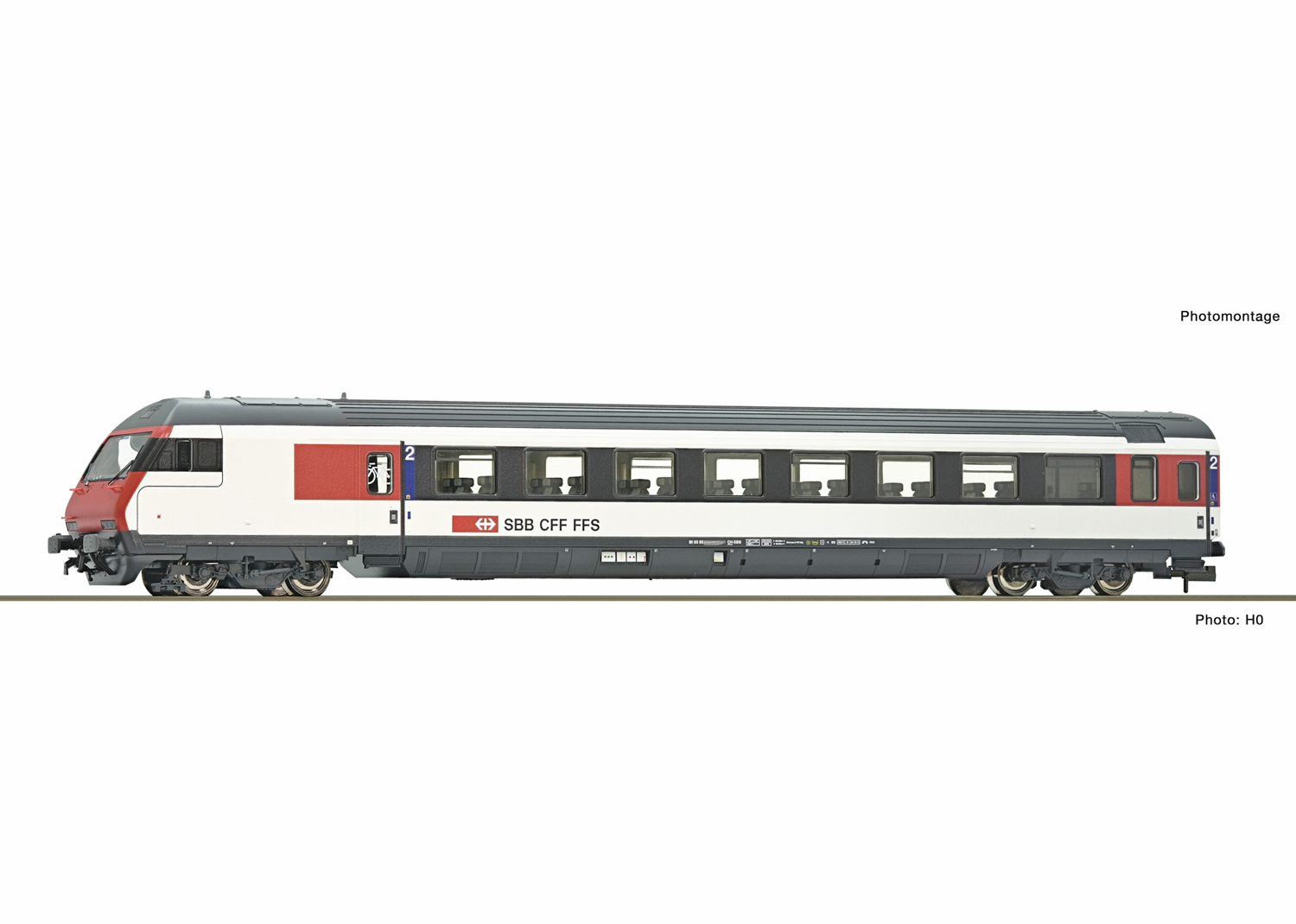 Fleischmann 890324 Control car 2nd class for EW-IV commuter
