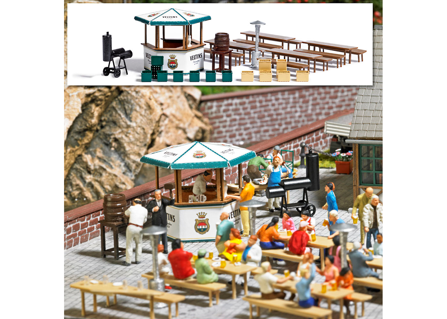 Busch 1048 Gartenlokal  Busch 1048 Gartenlokal