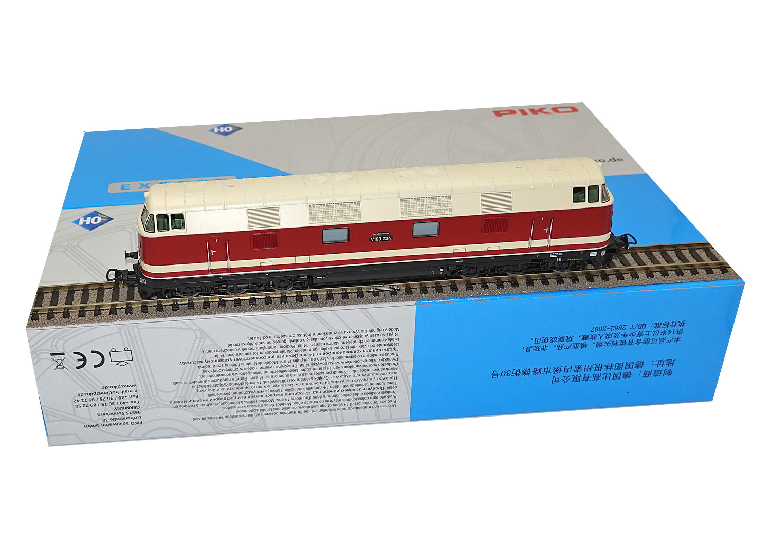 Piko 59587-2 DR Diesellok V 180 DR III 6-achsig DC 