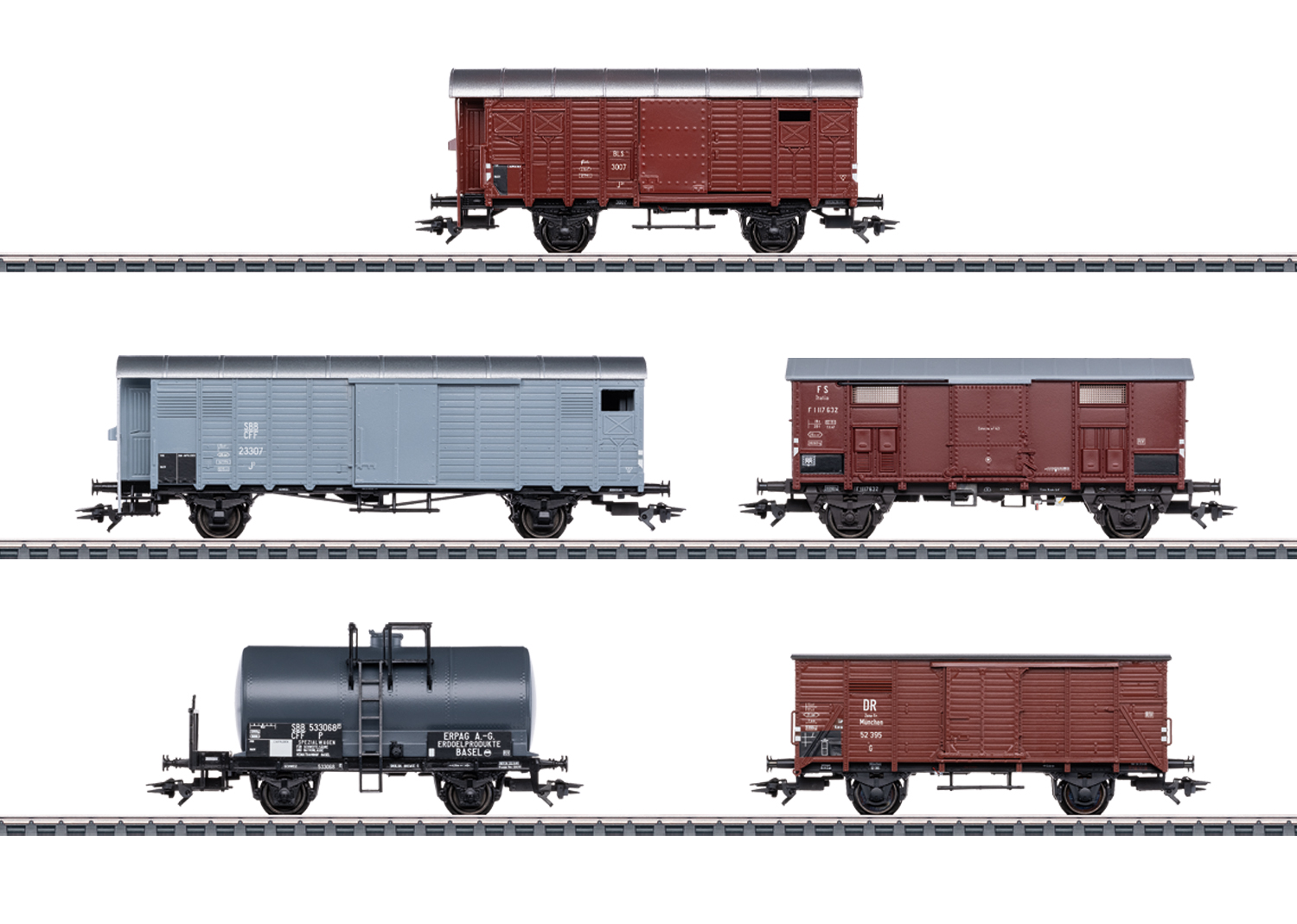 Märklin 46575 BLS / SBB Güterwagen-Set zur Ae 6/8  Märklin 46575 BLS / SBB Güterwagen-Set zur Ae 6/8