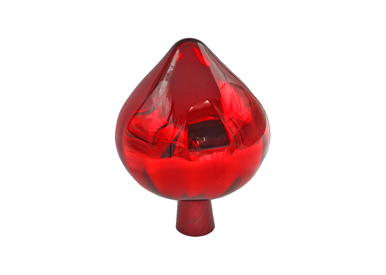 Freiherr von Poschinger Rosenkugel Herzform gedreht kirschrot ø12cm Freiherr von Poschinger Rosenkugel Herzform gedreht kirschrot ø12cm