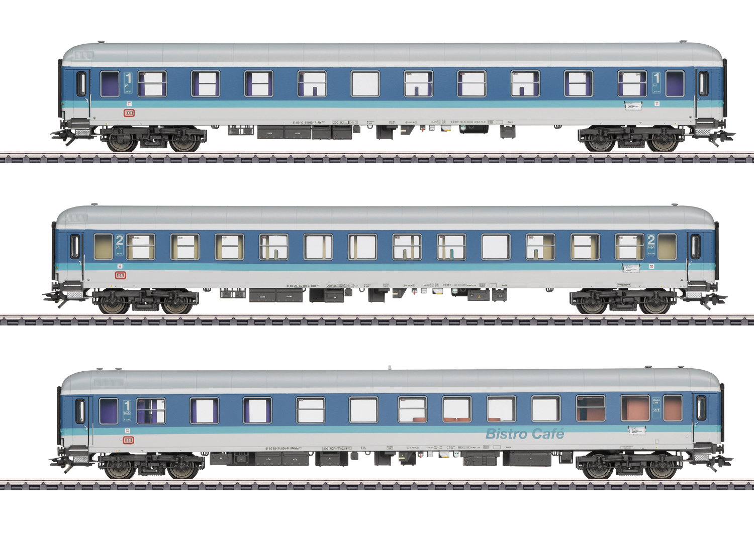 Märklin 43900 DB Personenwagen-Set InterRegio 