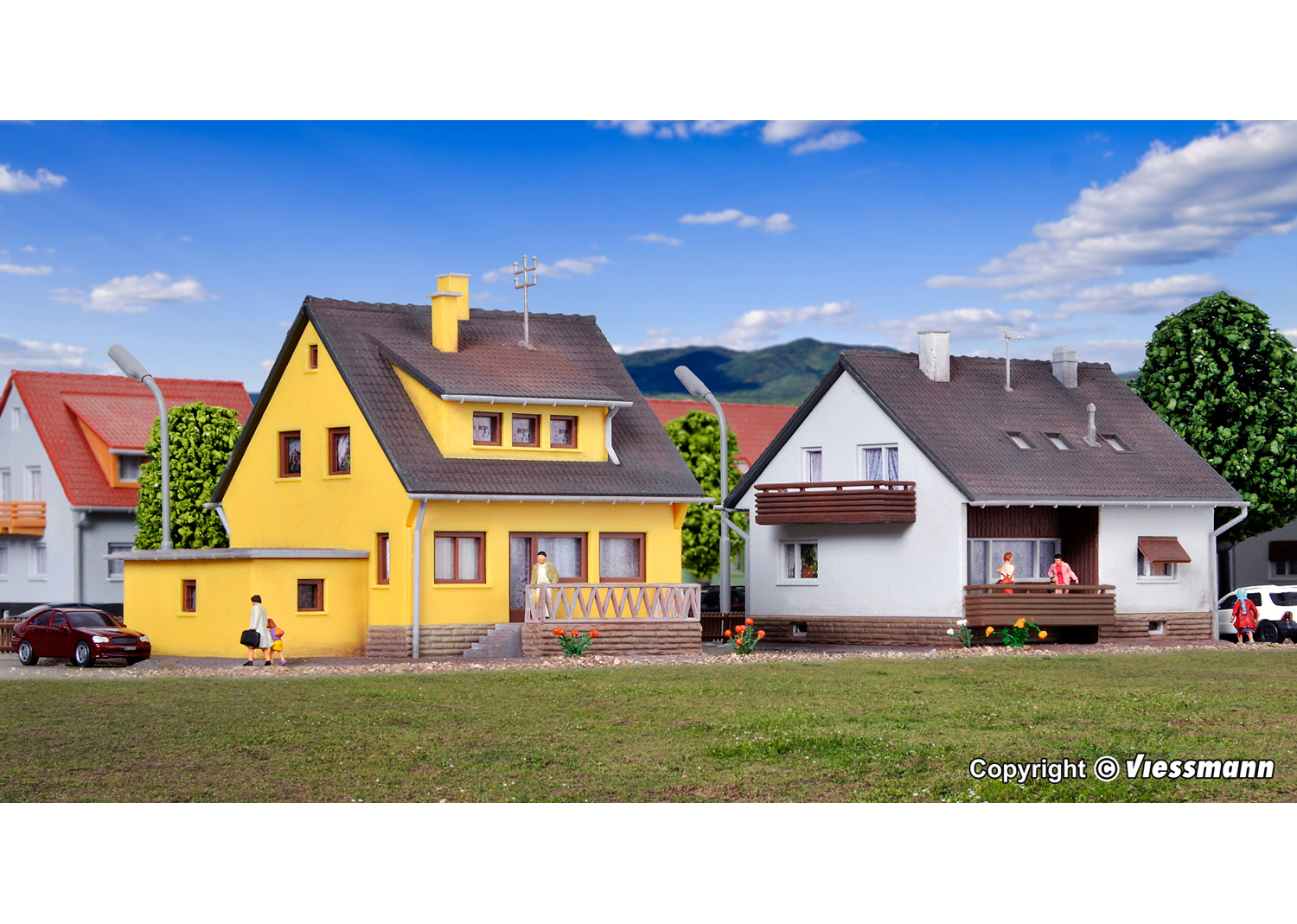 Kibri 37041 N Einfamilienhaus Amselweg, 2 Stück 