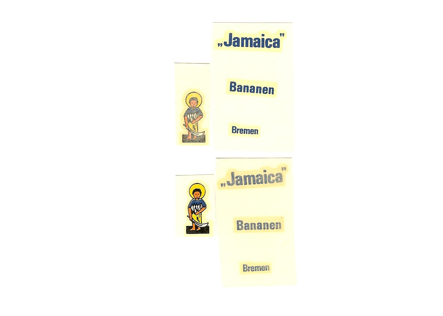 Buco H0 Jamaica Bananenwagen Schiebebild 
