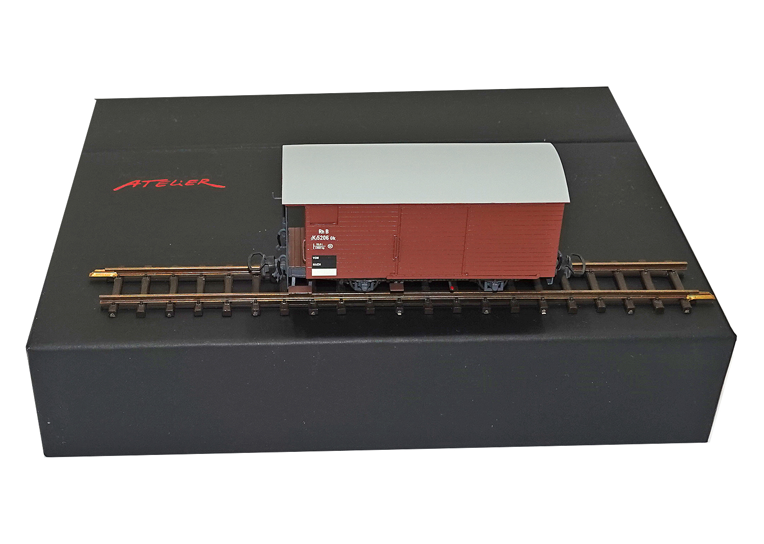 Modellbau-Atelier Gk5206 H0m RhB Gk 5206 Güterwagen 