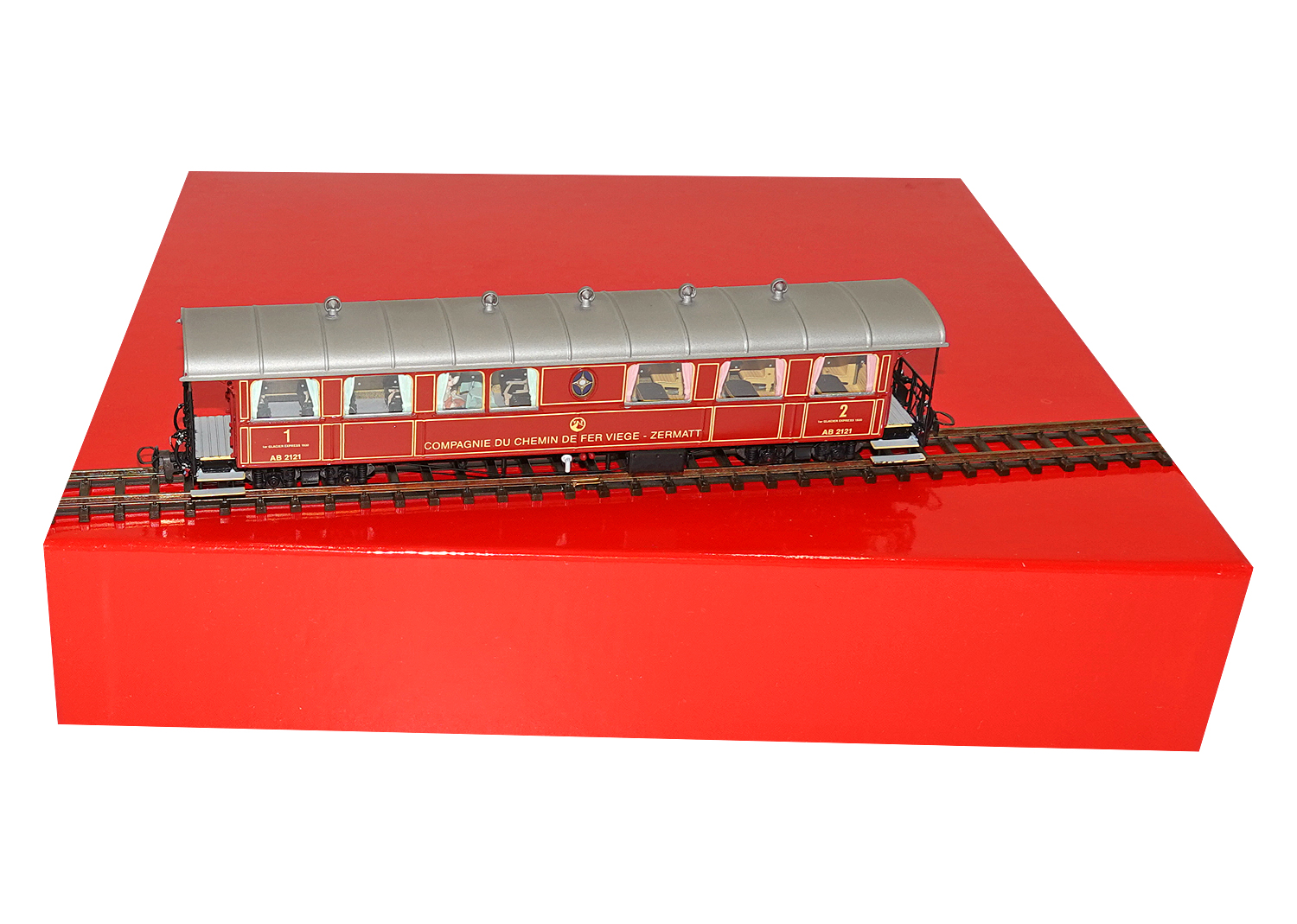 WABU H0m DFB Salonwagen Zermat AB 2121 DC
