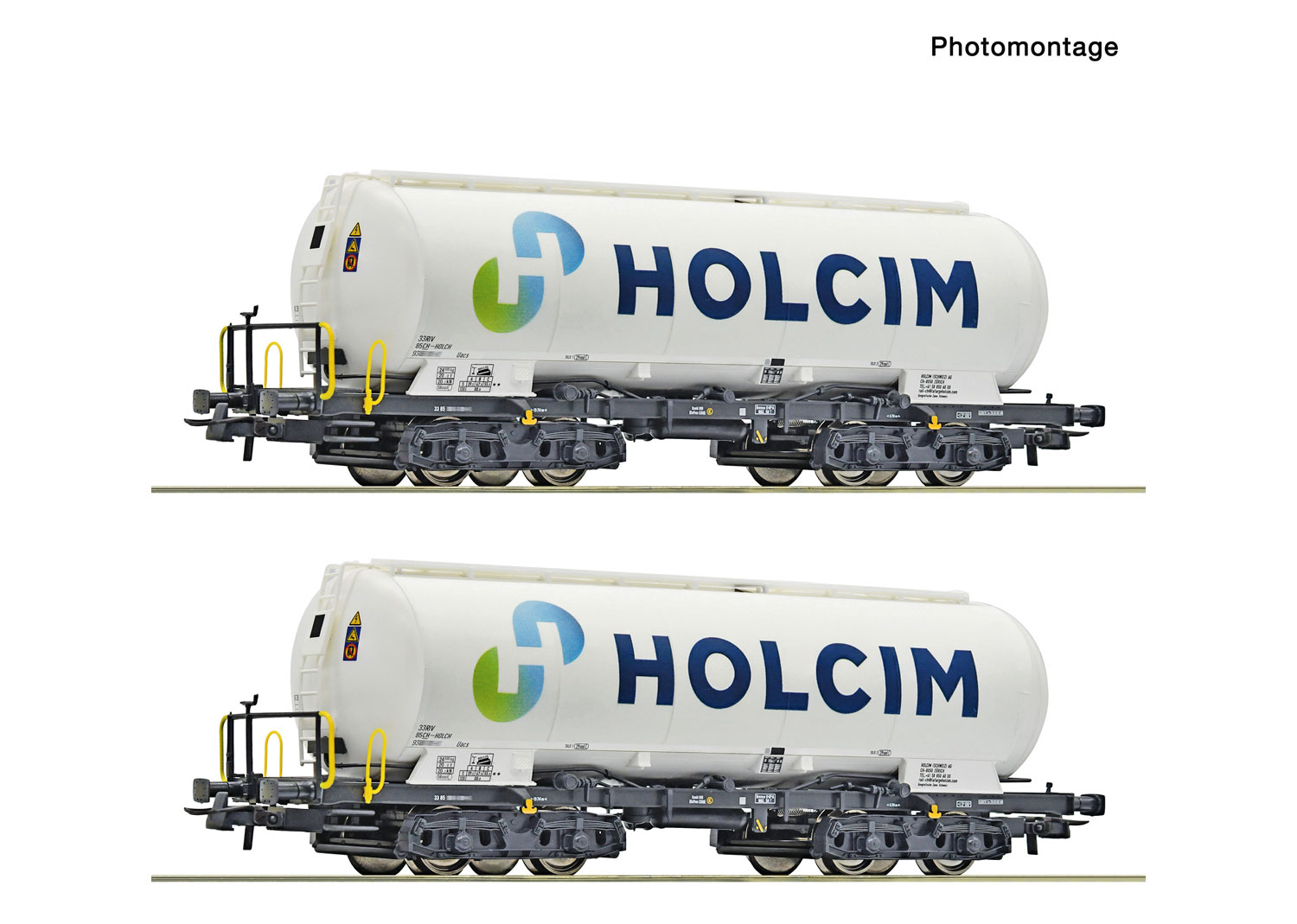 Roco 6600233 Holcim 2-tlg. Set: Silowagen 