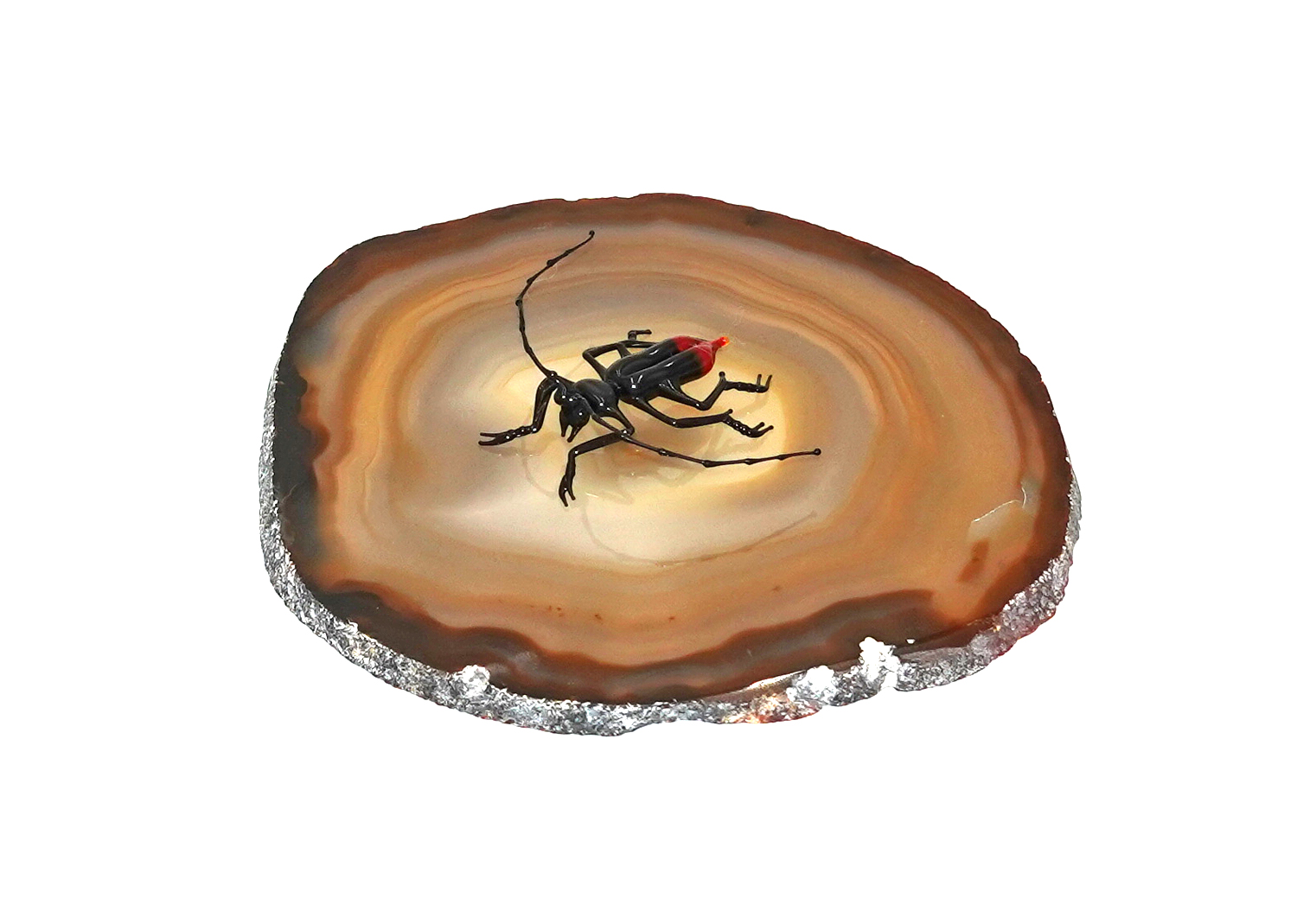 Heldbock Insekten / Käfer aus Glas von Falk Bauer Lauscha  Heldbock Insekten / Käfer aus Glas von Falk Bauer Lauscha