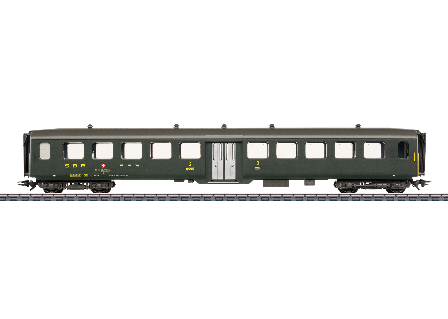 Märklin 43383 SBB Leichtstahl-Sitzwagen 2. Klasse 