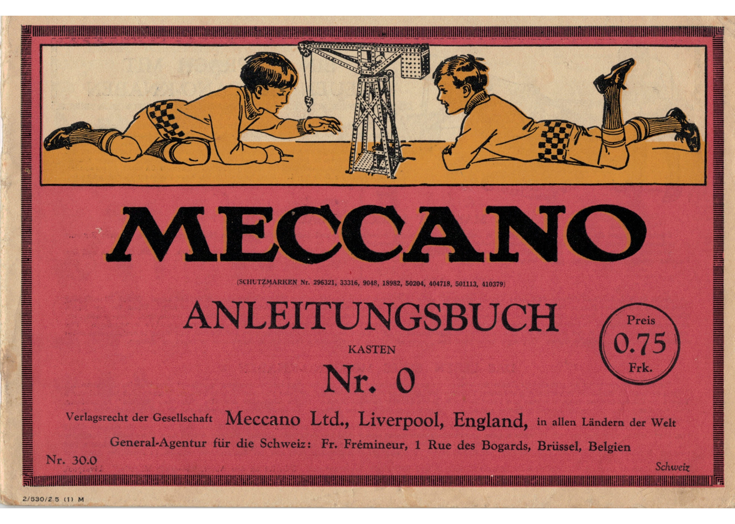 Meccano Metallbaukasten 0 Schweiz