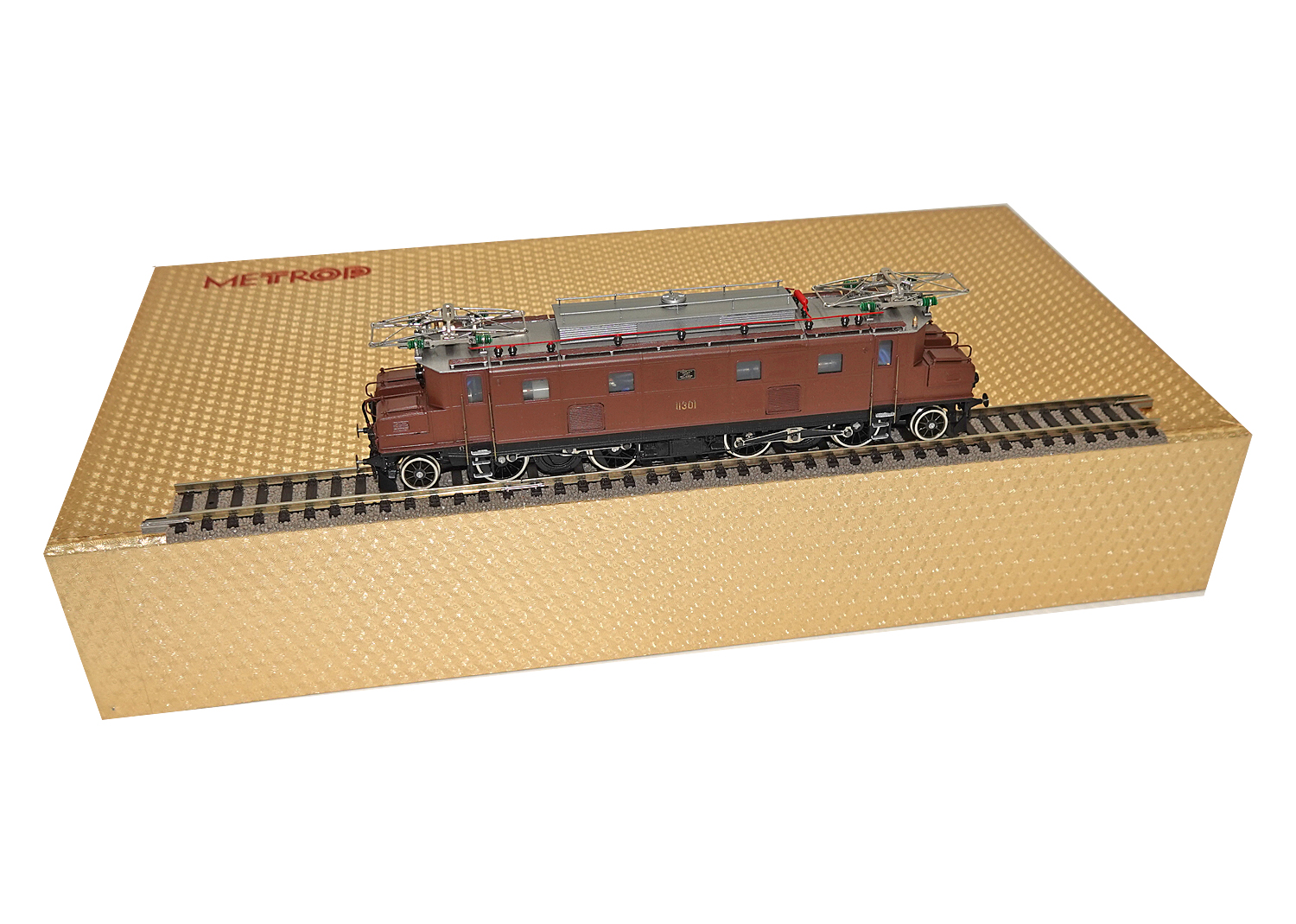 Metropolitan 778 SBB E-Lokomotive Fb 2x2/3 (Be 4/6) Nr. 11301 braun DC 