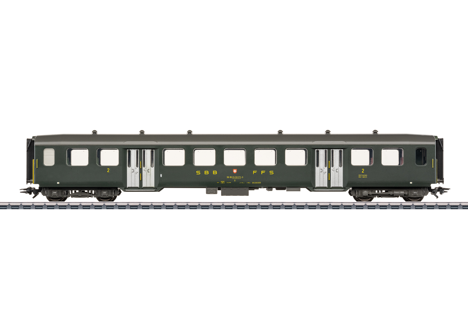 Märklin 43373 SBB Leichtstahl-Sitzwagen 2. Klasse 