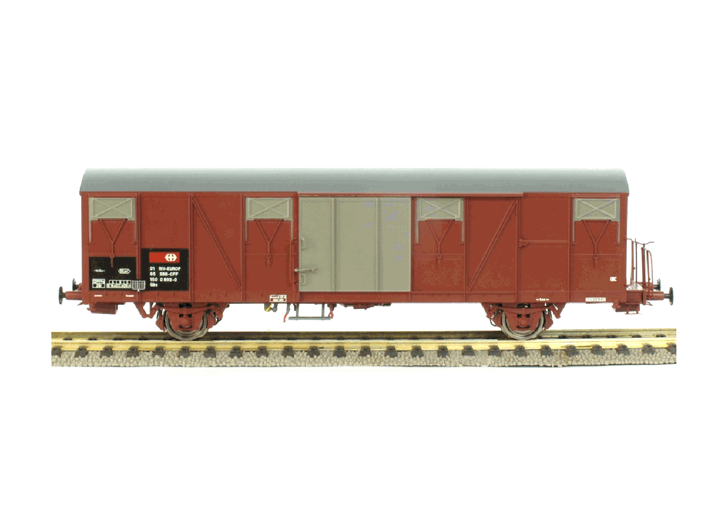 Exact-train 20424 SBB Güterwagen Gbs Epoche 5 2er-Set 