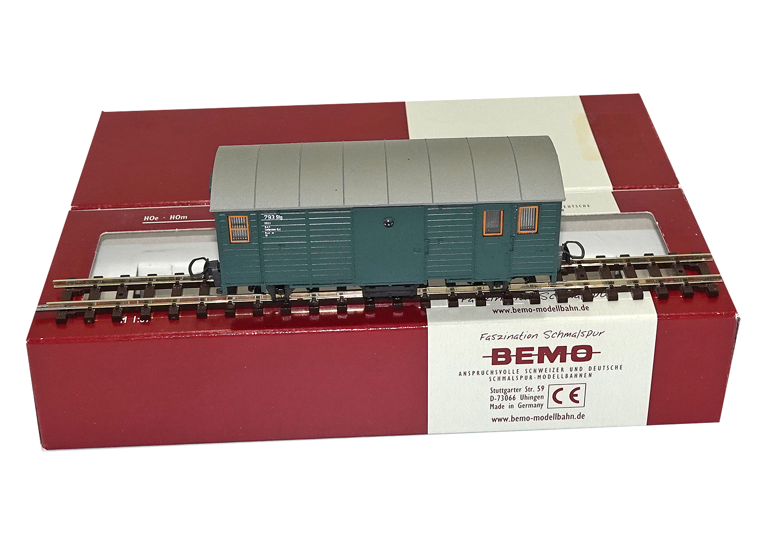 Bemo 3001813 H0e DB Post-Gepäckwagen Stg 793 