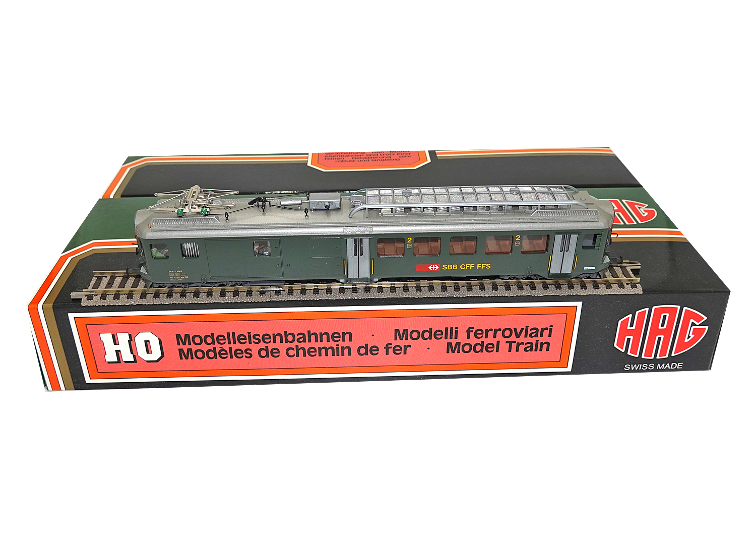 Hag 152 SBB Triebwagen Bde 4/4 1645 grün AC 