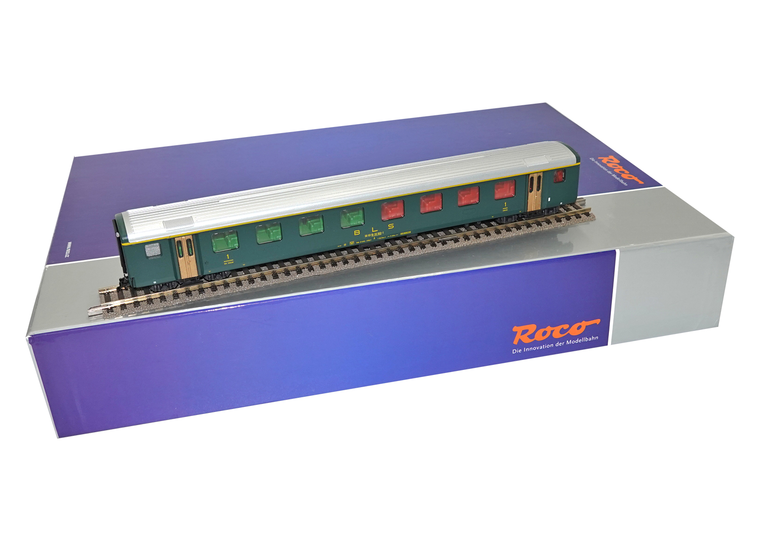 Roco 4239B BLS Personenwagen 1. Klasse grün DC  Roco 4239B BLS Personenwagen 1. Klasse grün DC