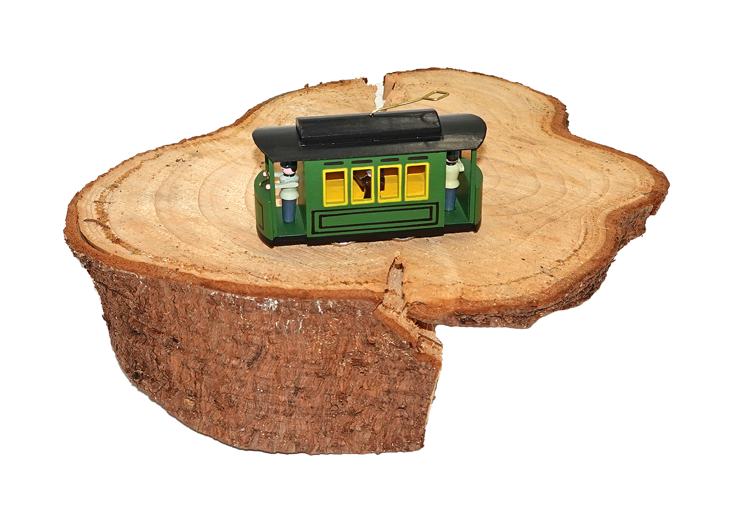 Reiner Flath Strassenbahn grün, Erzgebirge Miniatur Reiner Flath Strassenbahn grün, Erzgebirge Miniatur