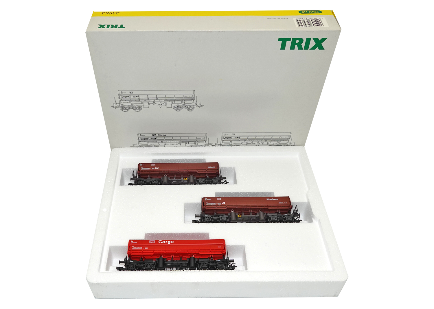 Trix 23962 DB Schüttgut Kippwagen Fans 126 Set 3-tlg.  Trix 23962 DB Schüttgut Kippwagen Fans 126 Set 3-tlg.