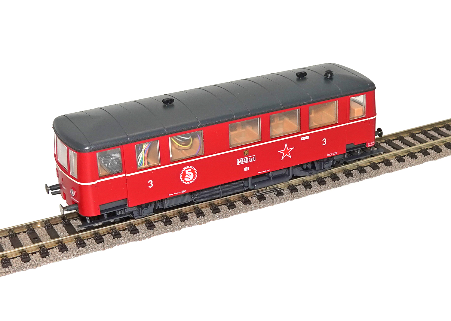 Tillig 73129 ČSD Dieseltriebwagen Typ M140 Ep. III DCC Tillig 73129 ČSD Dieseltriebwagen Typ M140 Ep. III DCC