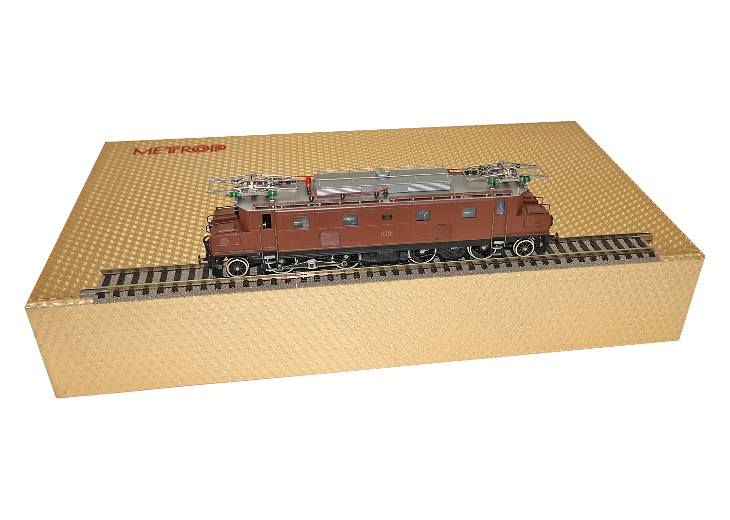 Metropolitan 778 SBB E-Lokomotive Fb 2x2/3 (Be 4/6) Nr. 11301 braun DC 