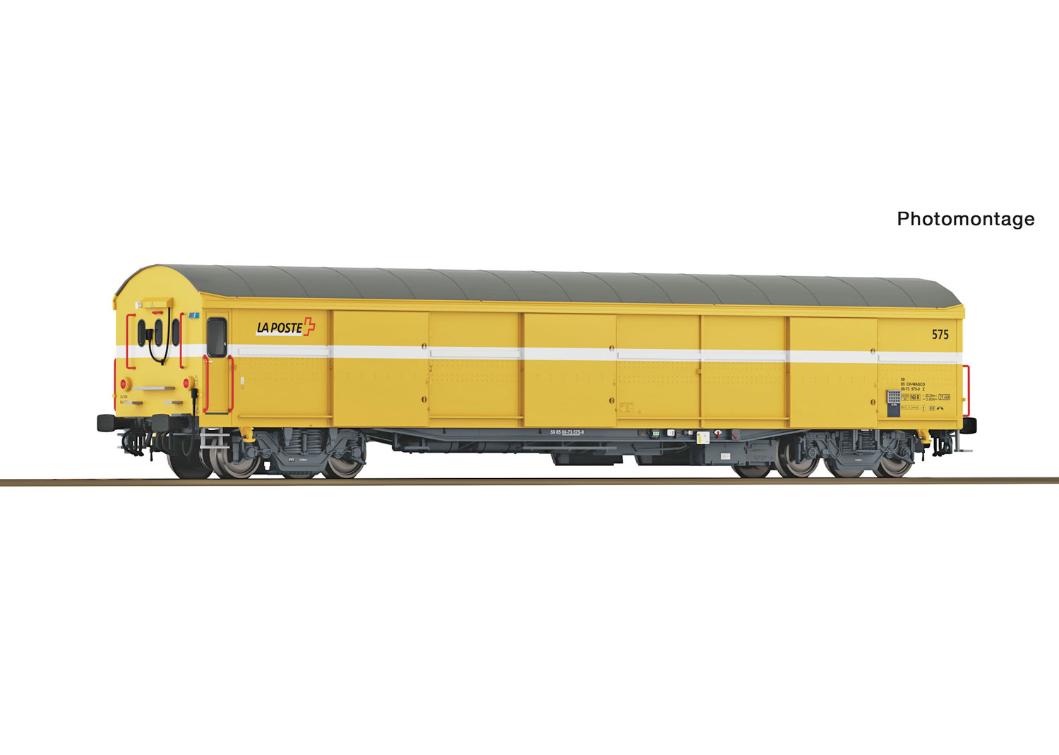 Roco 6600244 Wascosa Paket-Postwagen DCC 