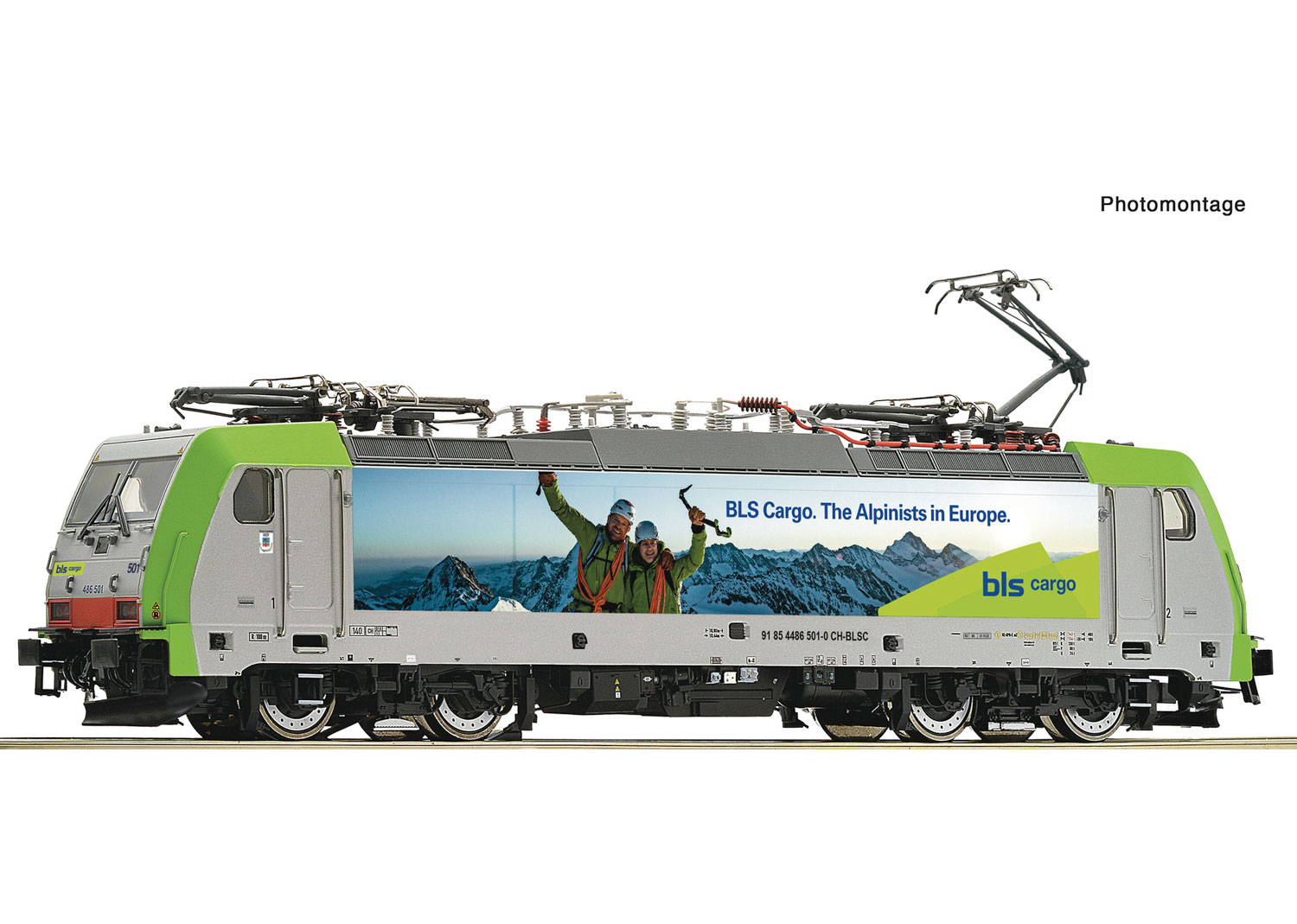Roco 7510101 BLS E-Lokomotive Re 486 501-0 Cargo DCC  Roco 7510101 BLS E-Lokomotive Re 486 501-0 Cargo DCC