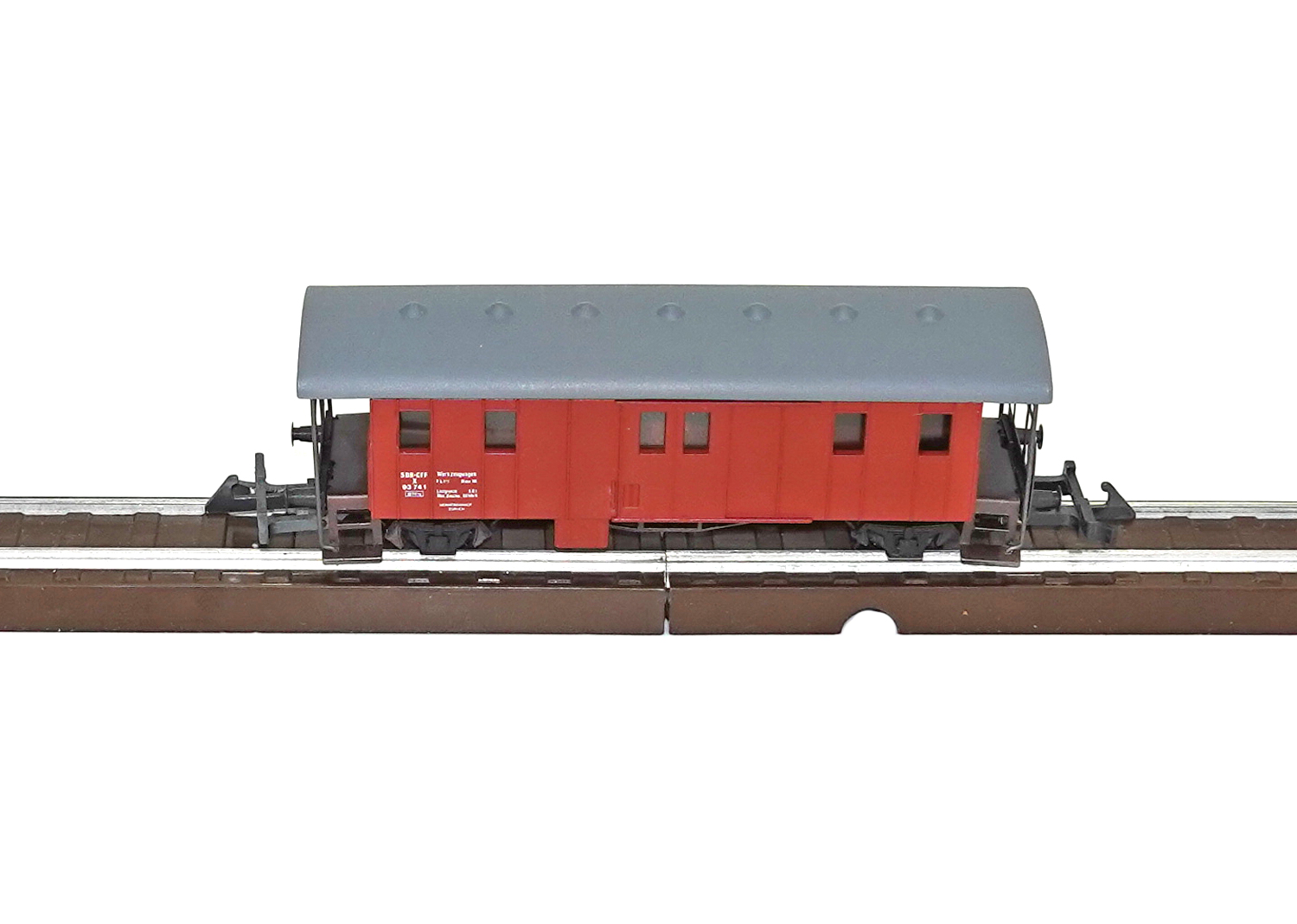 Wesa 228 SBB Gerätewagen rotbraun