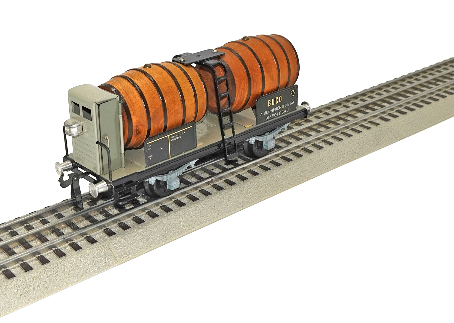 Buco 0 8669 Fasswagen mit BRH grau (18 cm)