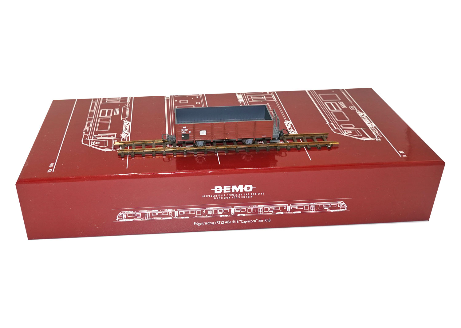 Bemo 2254104 RhB Hochbordwagen Ek 6024 