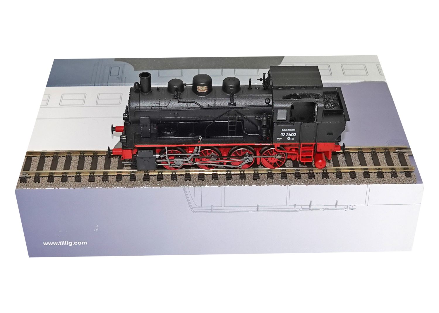 Tillig 72012 DRG Dampflokomotive 92 2602 Ep. II DC 