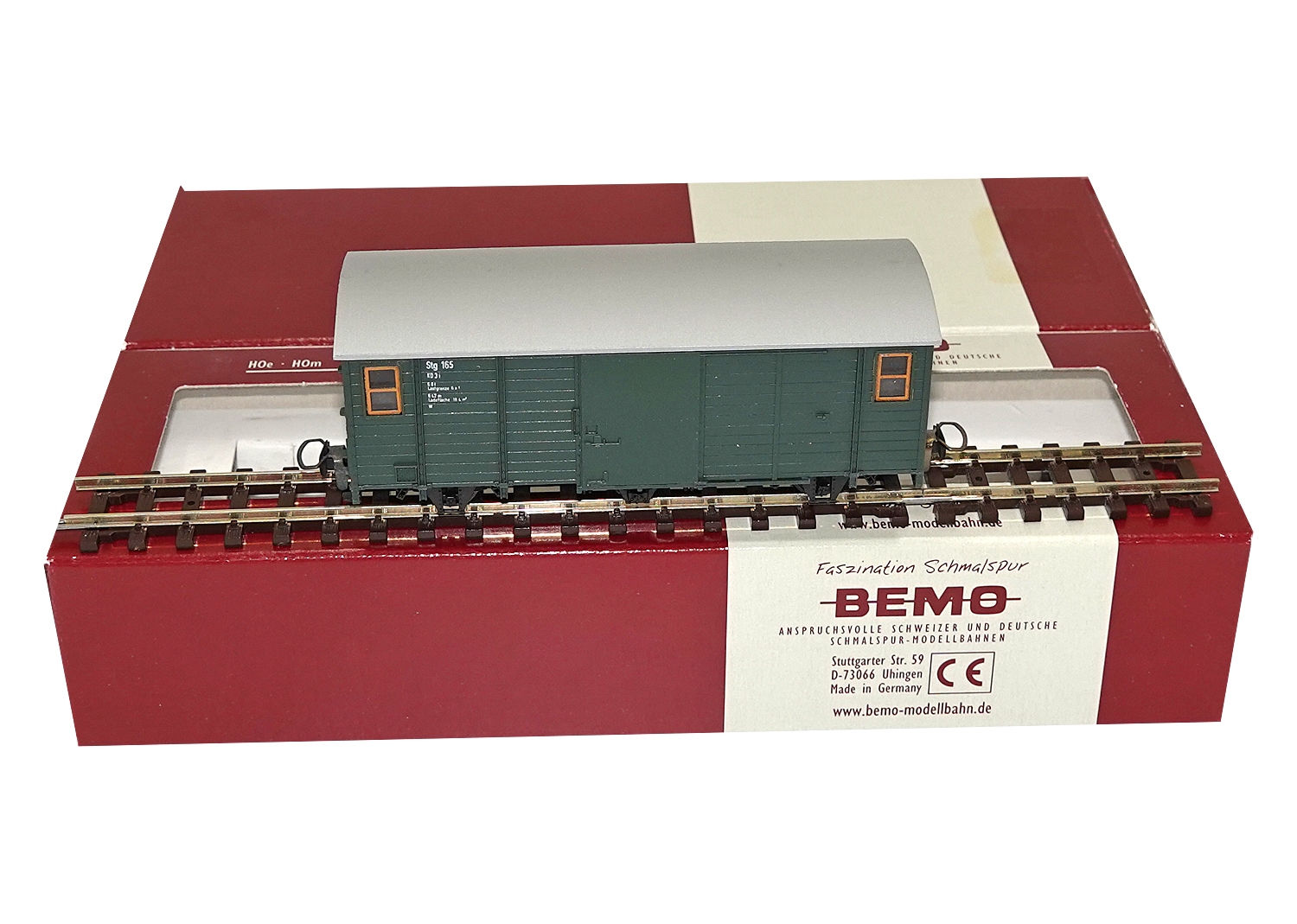 Bemo 3005815 H0e DB Hilfs-Post/Packwagen 3-achsig KD3i 165 