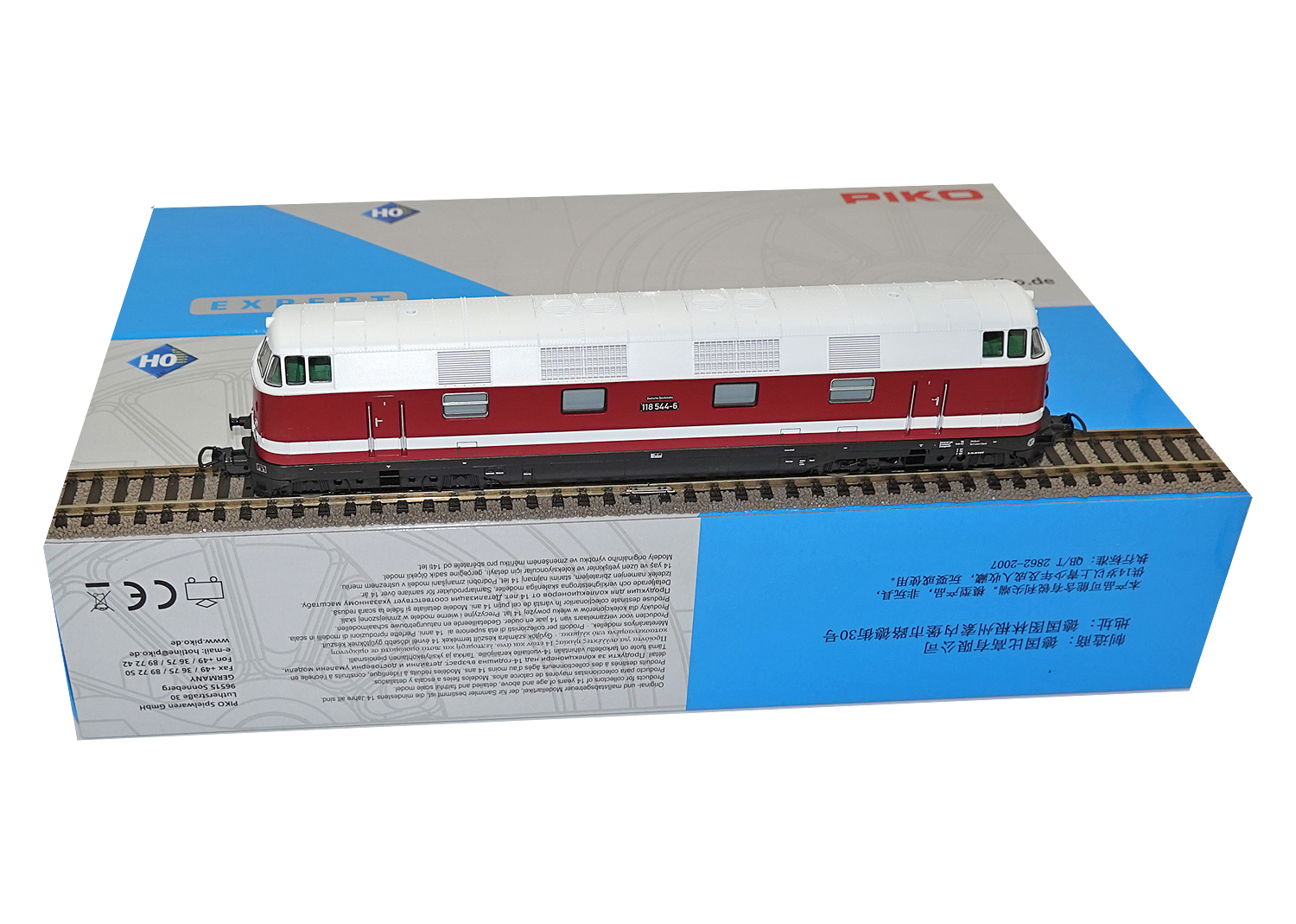 Piko 59560-2 DR Diesellokomotive BR 118 Ep. IV DC 