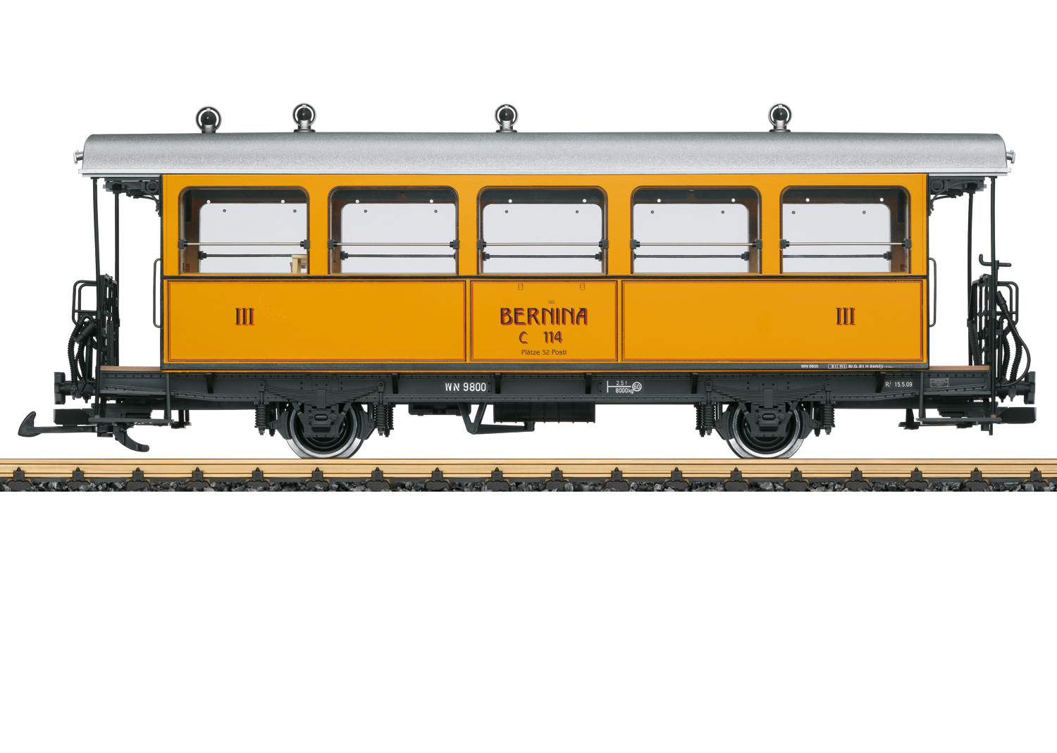 LGB 30563 RhB Barwagen C 114 